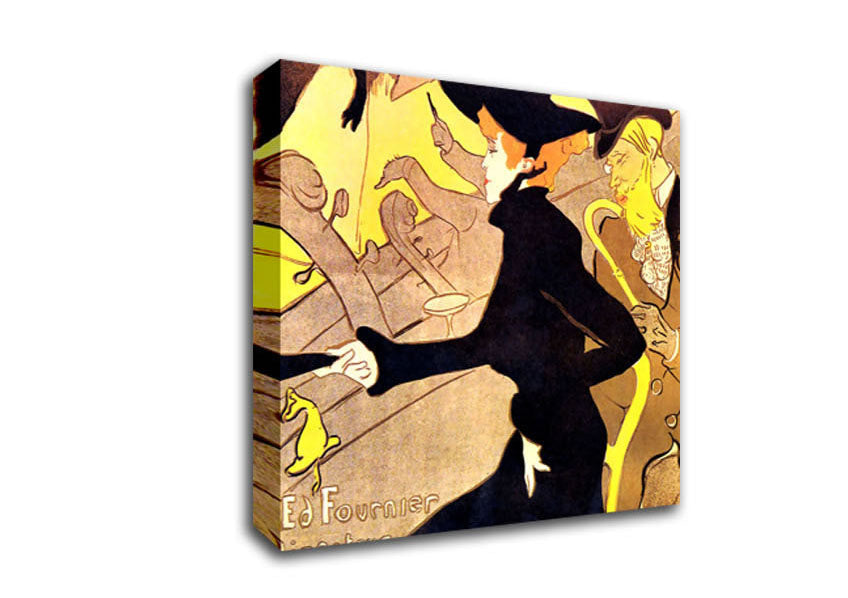 Toulouse Lautrec Diva Japonais Canvas Wall Art