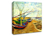 Van Gogh Fishing Boats On The Beach At Saintes-Maries Canvas Wall Art