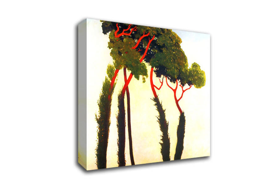 Felix Vallotton Five Trees Canvas Wall Art