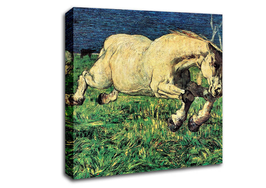 Segantini Galloping Horse Canvas Wall Art