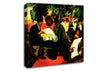 August Macke Garden Restaurant Canvas Wall Art