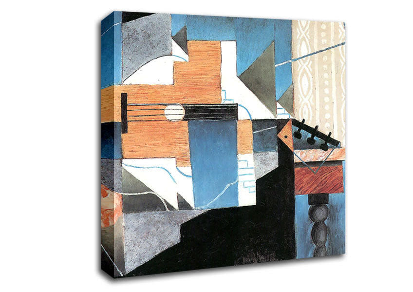 Juan Gris Guitar On A Table Canvas Wall Art