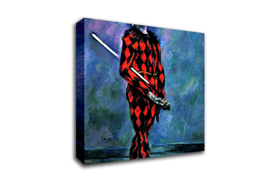 Cezanne Harlequin Canvas Wall Art