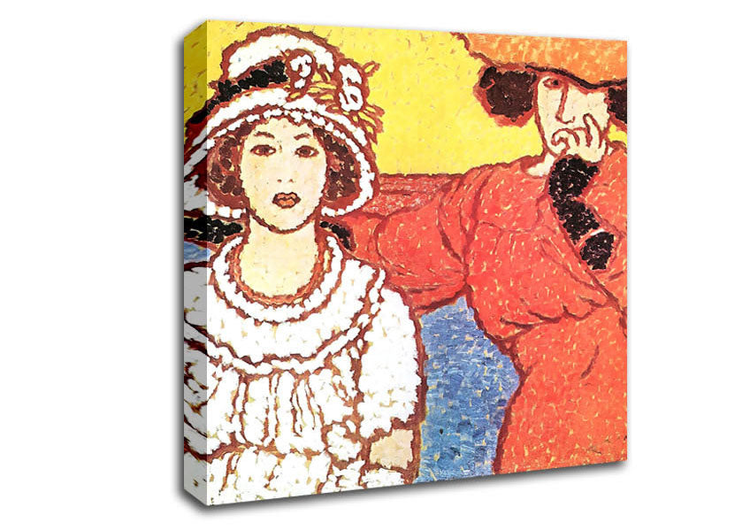 Joseph Rippl-Ronai Lazarine And Anella Canvas Wall Art