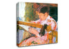 Mary Cassatt Lydia At The Cord Framework Canvas Wall Art