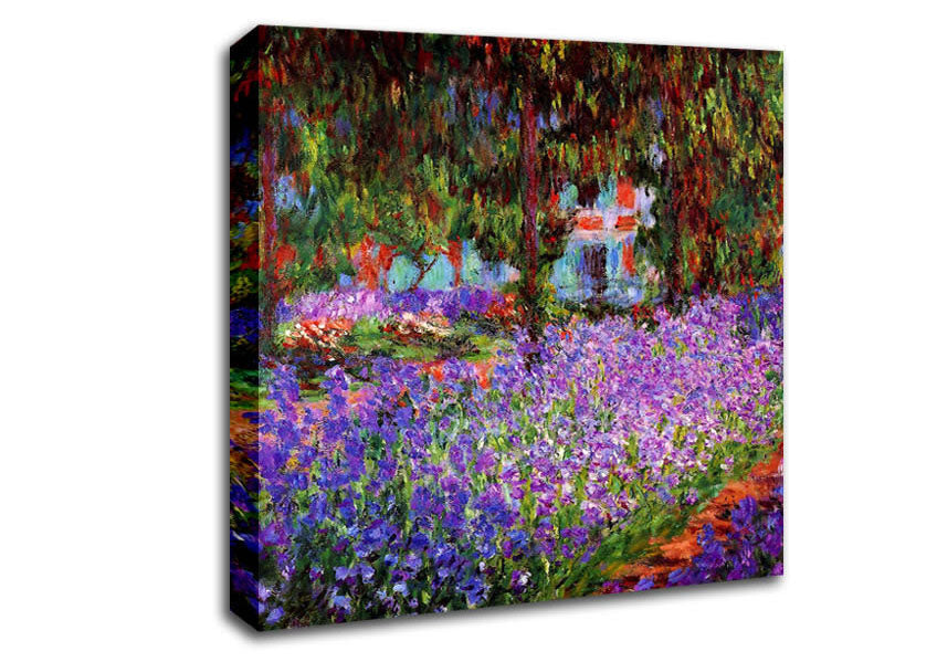 Monet Garden In Giverny Canvas Wall Art