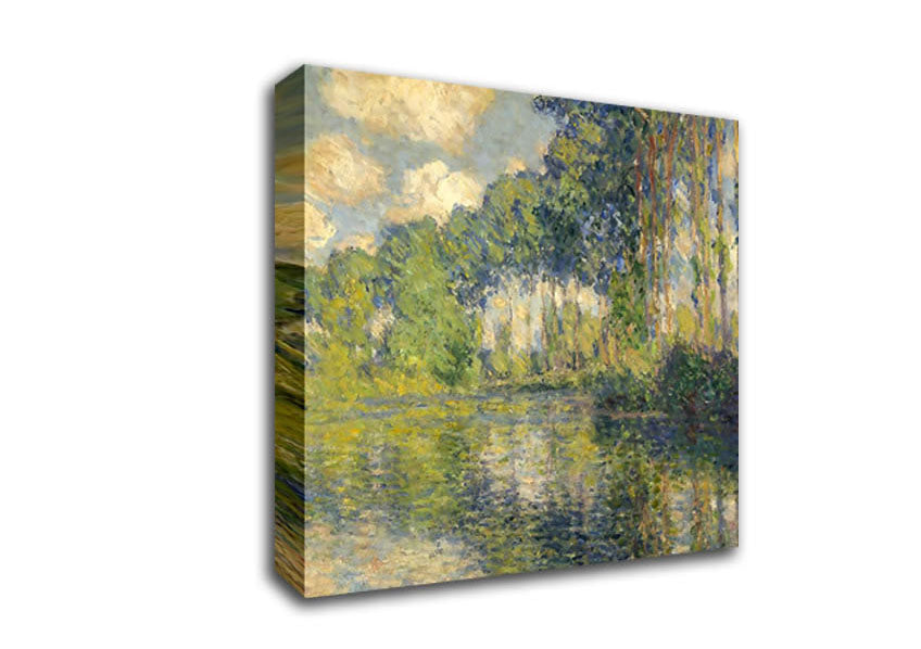 Monet Poplars On The Epte Canvas Wall Art