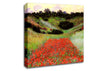 Monet Poppy Field Of Flowers In Giverny Canvas Wall Art