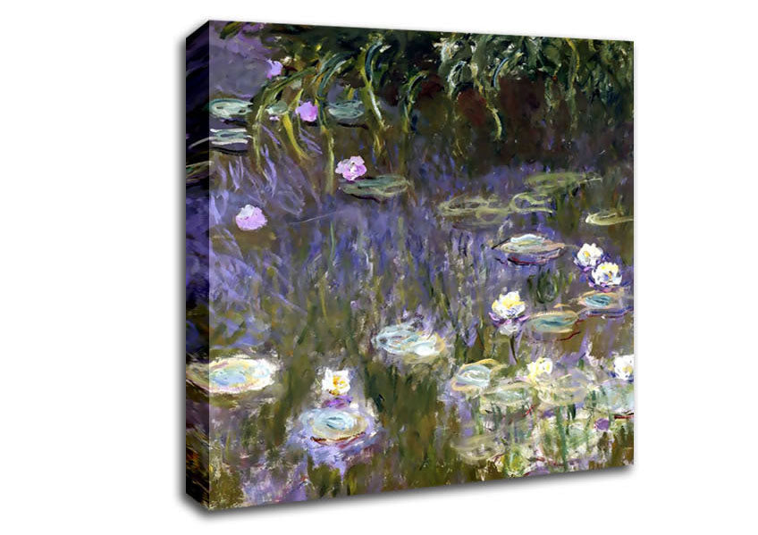 Monet Water Lilies Canvas Wall Art