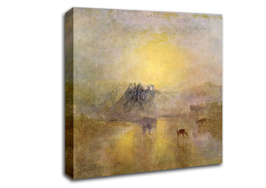 Joseph Mallord Turner Norham Castle Canvas Wall Art