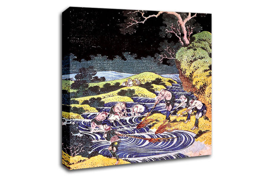 Hokusai Ocean Landscape Canvas Wall Art