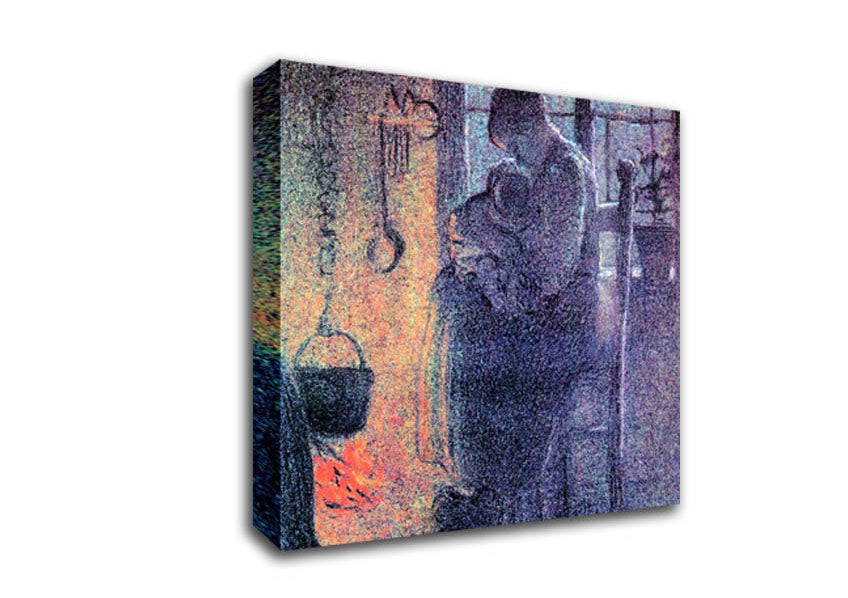Segantini Orphans Canvas Wall Art