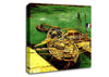 Van Gogh Quay With Men Unloading Sand Barges Canvas Wall Art