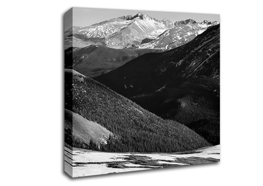 Ansel Adams Rocky Mountain National Park Colorado 3 Canvas Wall Art