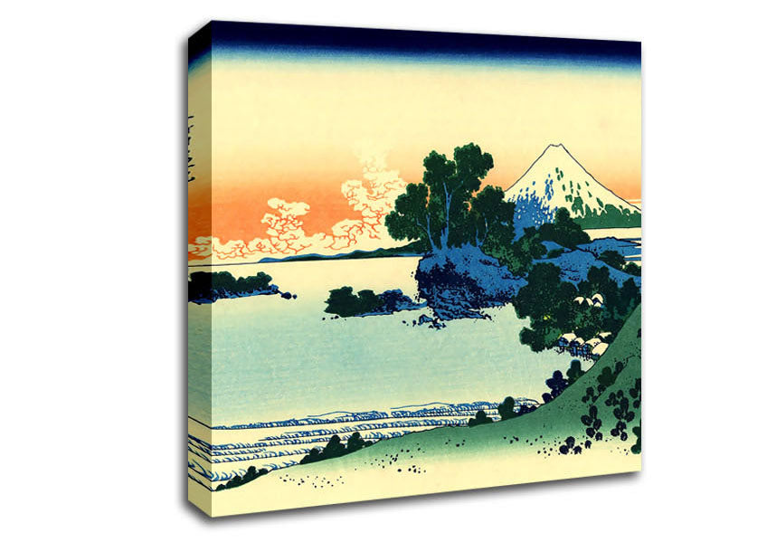 Hokusai Shichiri Beach In Sagami Province Canvas Wall Art