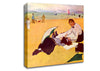 Degas Small Girls On The Beach Canvas Wall Art