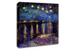 Van Gogh Starry Night Over The Rhone 2 Canvas Wall Art