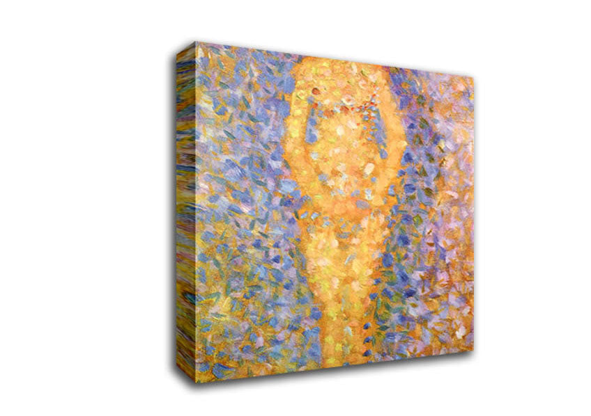Seurat Study Of A Model Canvas Wall Art