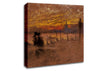 Whistler Sunset Red And Gold Canvas Wall Art