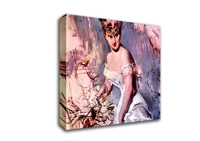 Giovanni Boldini The Actress Alice Regnault Canvas Wall Art