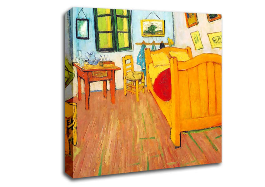 Van Gogh The Bedroom In Arles. Saint-Remy Canvas Wall Art
