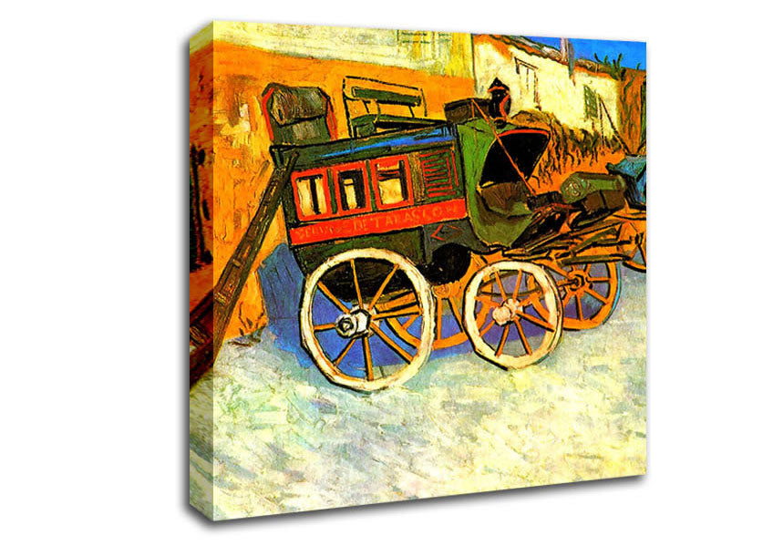 Van Gogh The Coach Of Tarascon Canvas Wall Art