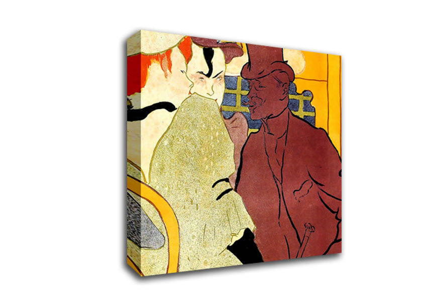 Toulouse Lautrec The English Man At The Moulin Rouge 2 Canvas Wall Art