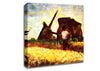 Seurat The Field Worker Canvas Wall Art