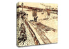Van Gogh The Iron Bridge At Trinquetaille On The Rhone Canvas Wall Art