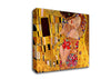 Klimt The Kiss Close Canvas Wall Art