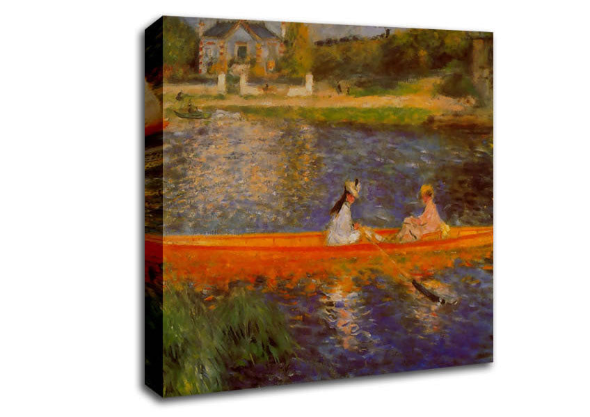 Renoir The Seine Canvas Wall Art