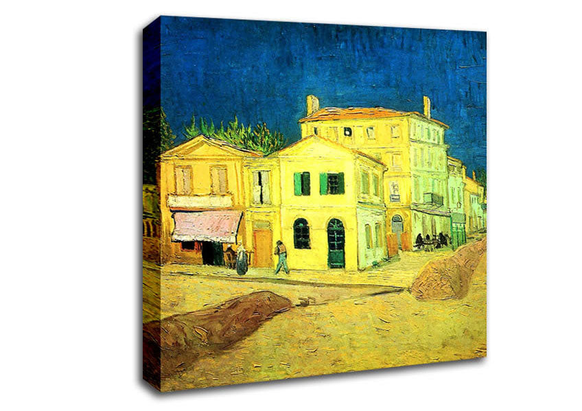 Van Gogh The Yellow House Vincents House Canvas Wall Art