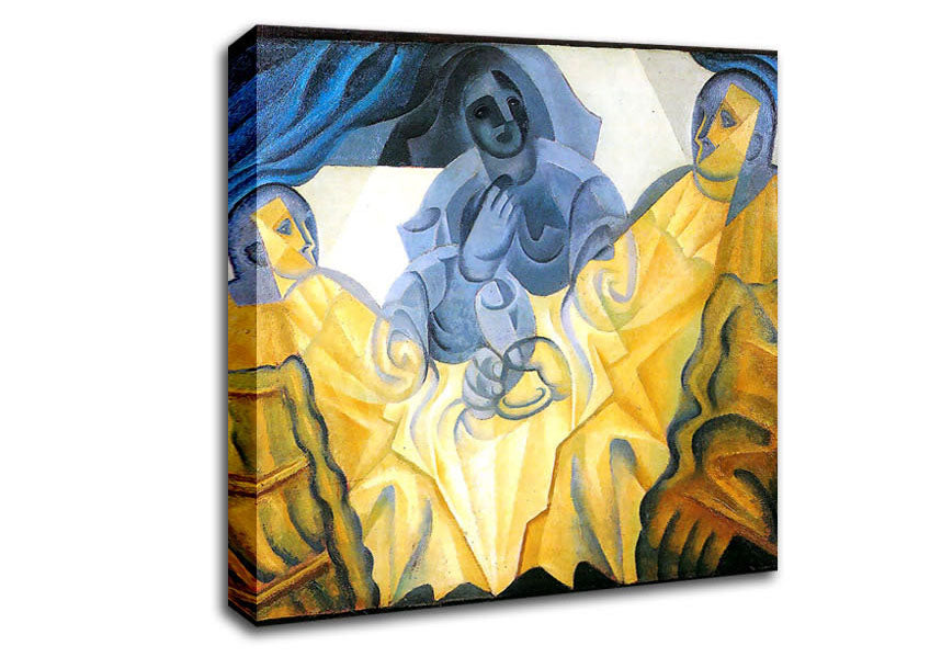 Juan Gris Three Masks Canvas Wall Art
