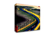 Hiroshige Towboats Along The Yotsugi Canvas Wall Art