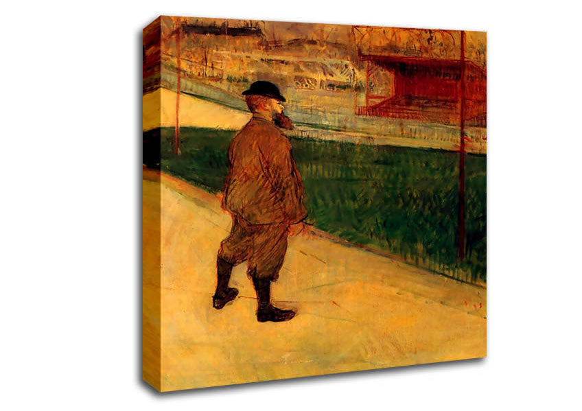 Toulouse Lautrec Tristan Bernard Canvas Wall Art