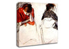 Degas Two Women Seated Canvas Wall Art