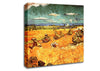 Van Gogh Wheat Stacks With Reaper Canvas Wall Art