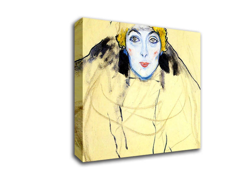 Womans Head Canvas Wall Art