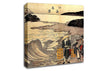 Hokusai Women On The Beach Of Enoshima Canvas Wall Art