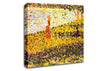 Seurat Women On The Shore Canvas Wall Art