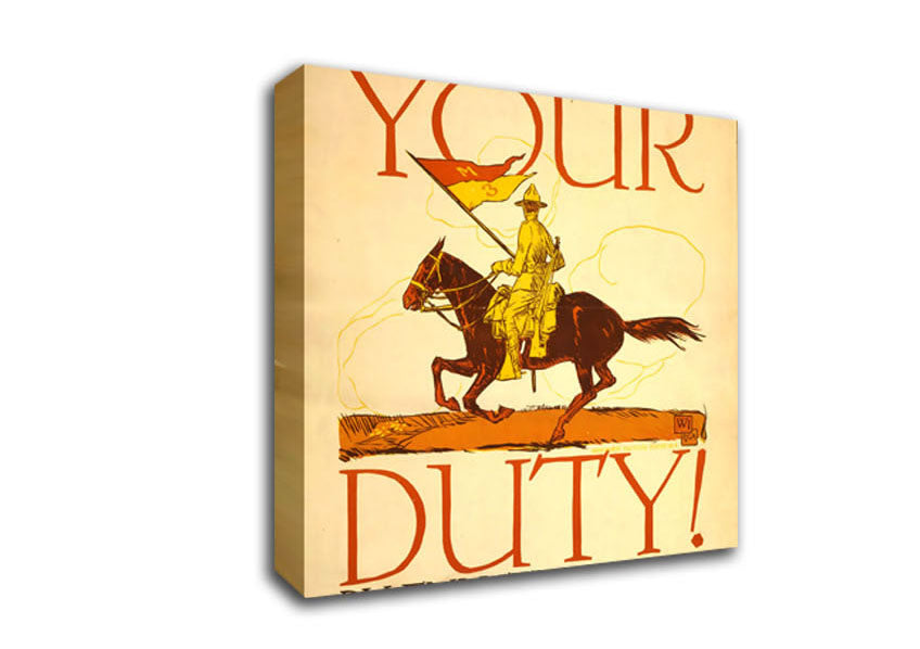 Your Duty Canvas Wall Art