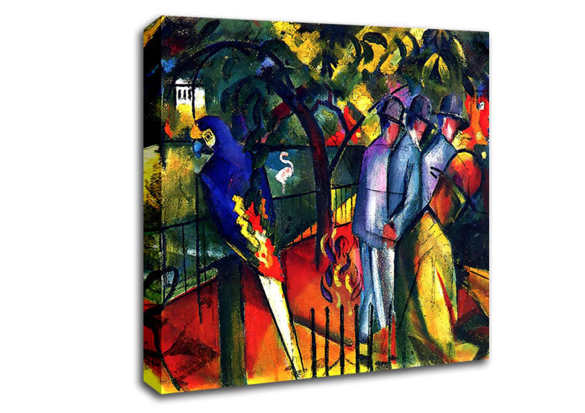 August Macke Zoological Gardens Canvas Wall Art