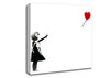 Balloon Girl Canvas Wall Art