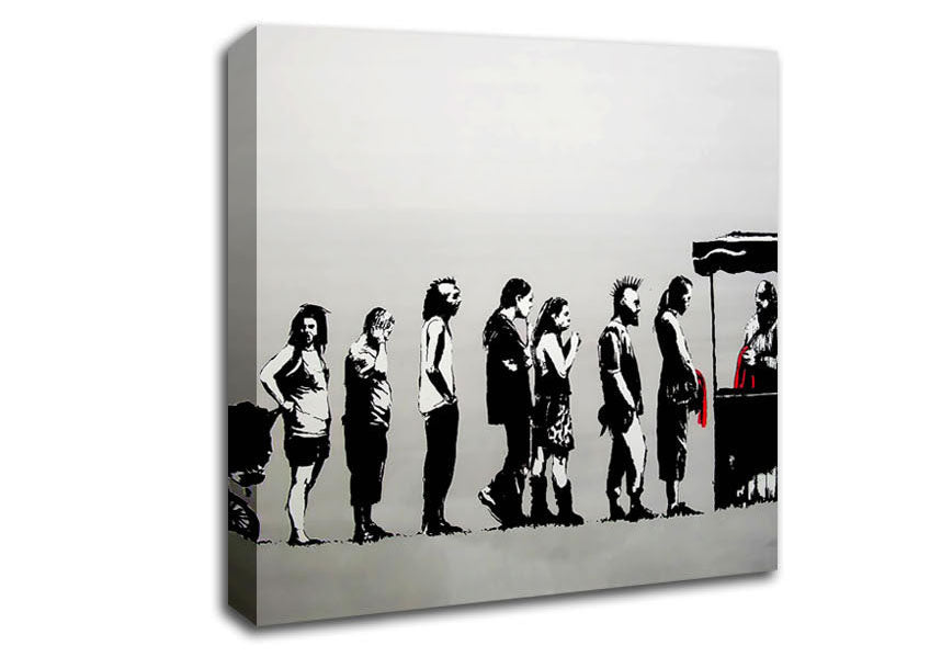 Destroy Capitalism Canvas Wall Art