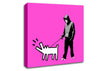 Hoodie With Snapper Pink Canvas Wall Art
