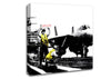 Navy Applause Canvas Wall Art