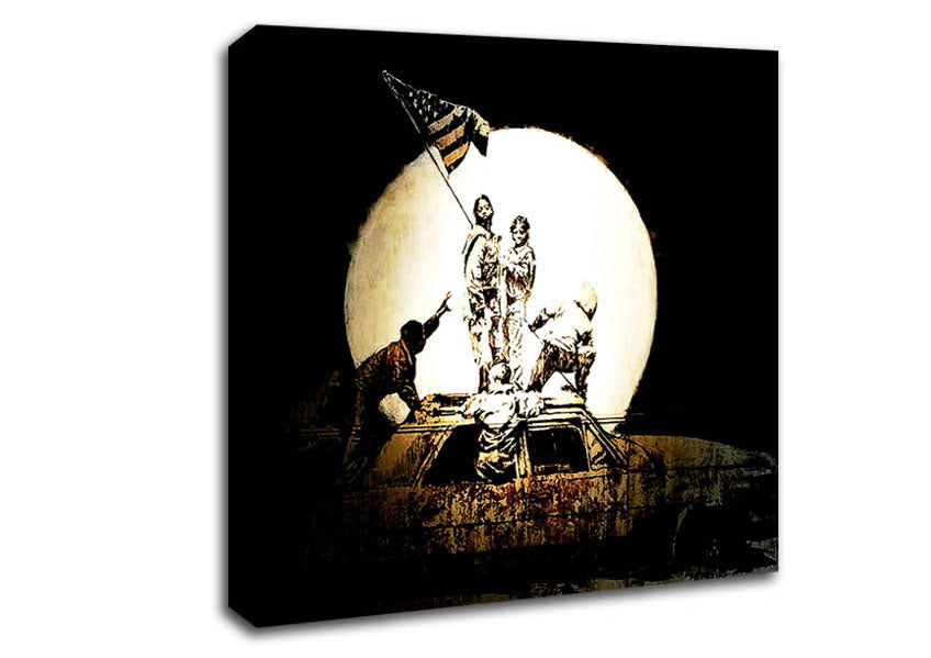 Night Soldiers Canvas Wall Art