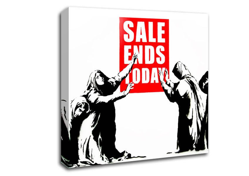 Sale Ends Today Canvas Wall Art