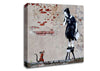 Scared Of The Mouse Canvas Wall Art