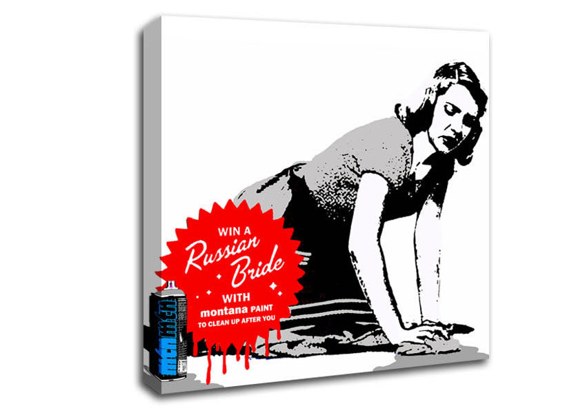 Win A Russian Bride Canvas Wall Art